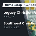 Football Game Recap: Legacy Christian Academy Eagles vs. All S Saints