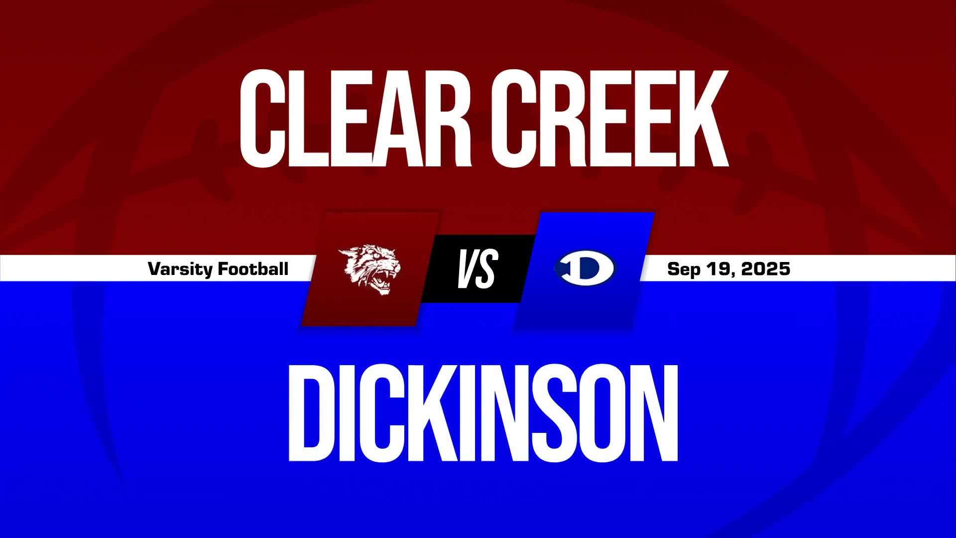Football Game Preview: Dickinson Gators vs. Clear Brook Wolverines