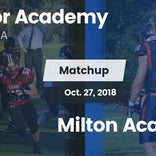Football Game Recap: Milton Academy vs. Tabor Academy