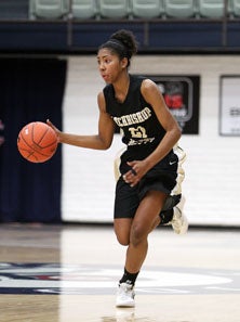 Mitty's Kelli Hayes constantly
watches film to get better.