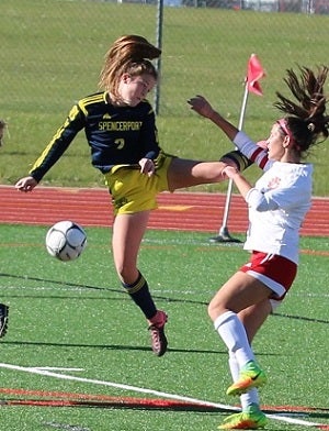 Coykendall also plays soccer and is
on the bowling team for Spencerport.