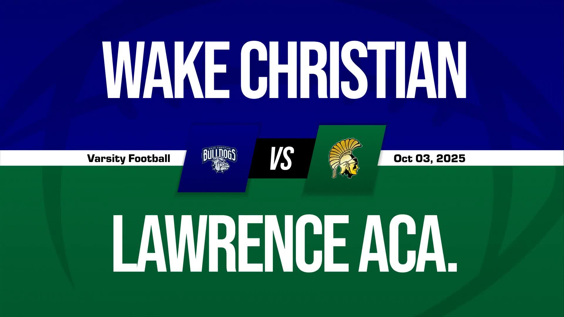 Football Recap: Wake Christian Academy Comes Up Short in High-Profile  Matchup with St. David's