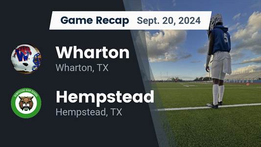 Football Recap: Wharton Comes Up Short Despite  Ja'keon Jackson'