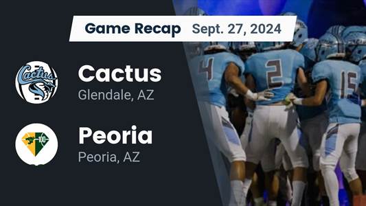 Football Recap: Cristian Carrillo Leads Peoria to Victory over G