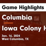 Iowa Colony skates past Columbia with ease