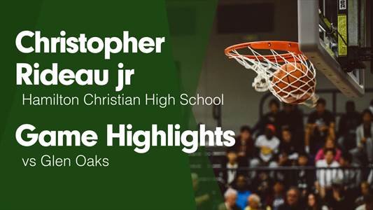 Christopher Rideau jr Game Report: vs Elton