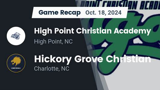 Football Game Preview: High Point Christian Academy Cougars vs. Harrells Christian Academy Crusaders