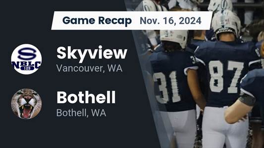 Football Recap: Skyview Takes Down Bothell in a Playoff Battle