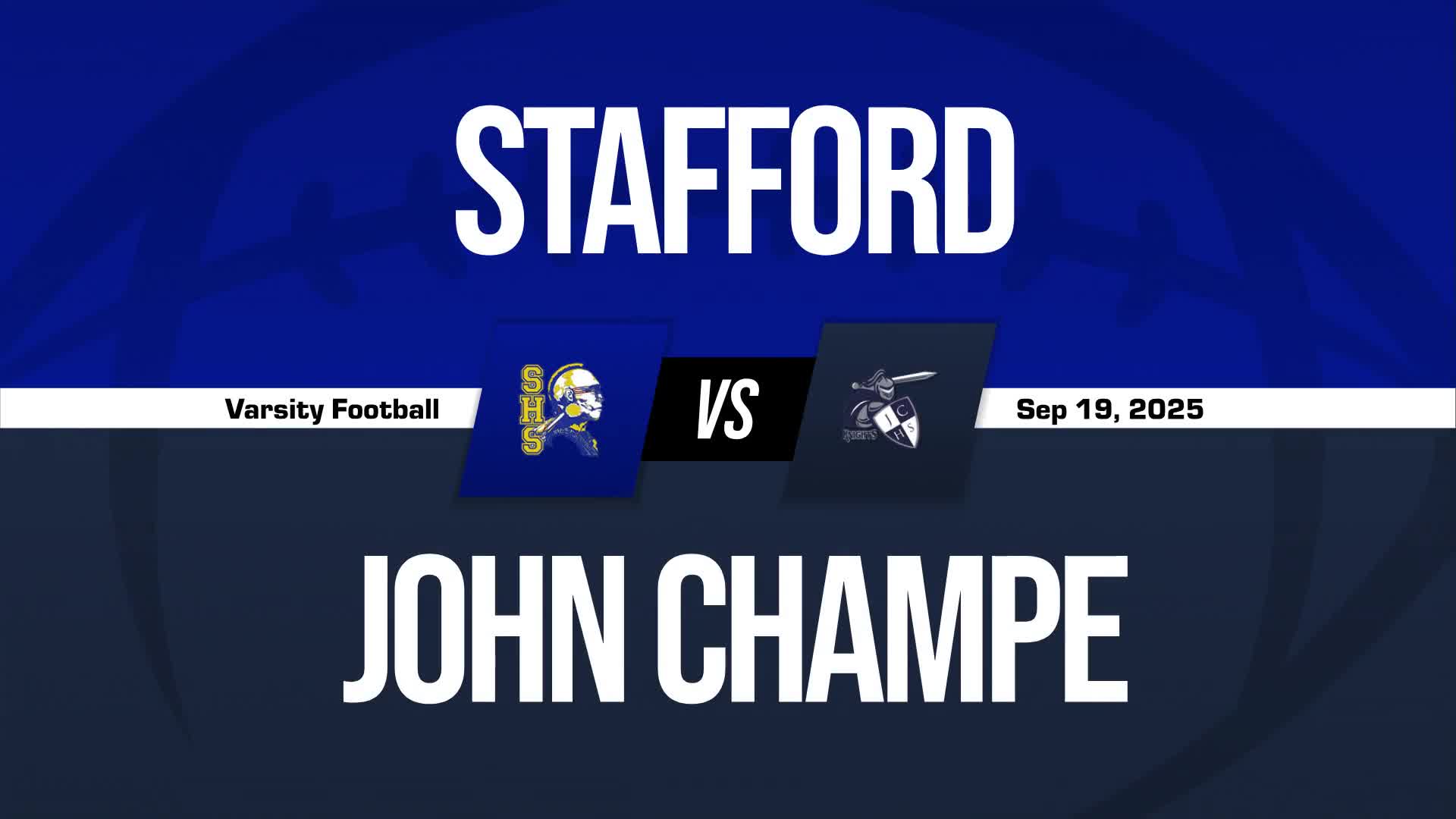 Football Game Preview: John Champe Knights vs. Riverside Ram