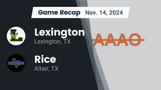 Football Game Preview: Lexington Eagles vs. Tidehaven Tigers