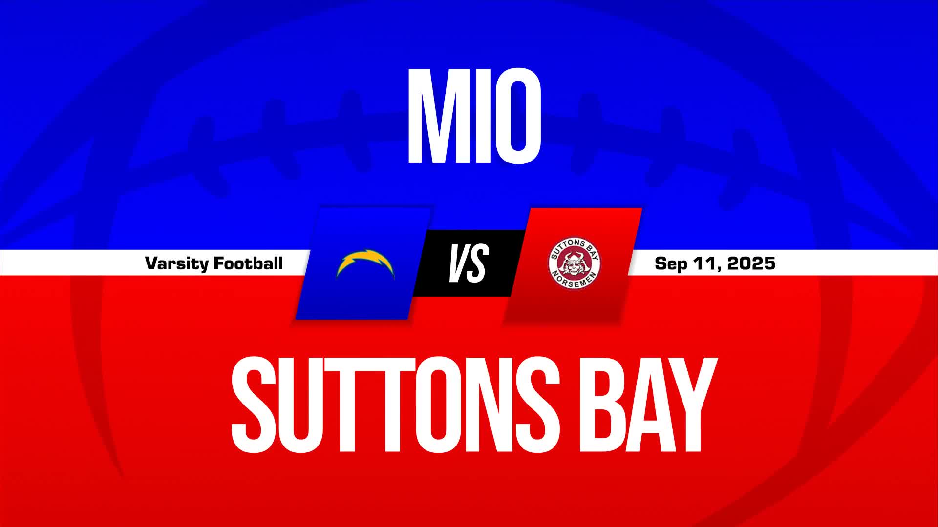 Football Game Preview: Suttons Bay Norsemen vs. Marion Eagles + How To Watch