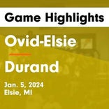 Ovid-Elsie vs. Durand