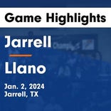 Basketball Game Recap: Jarrell Cougars vs. Llano Yellowjackets