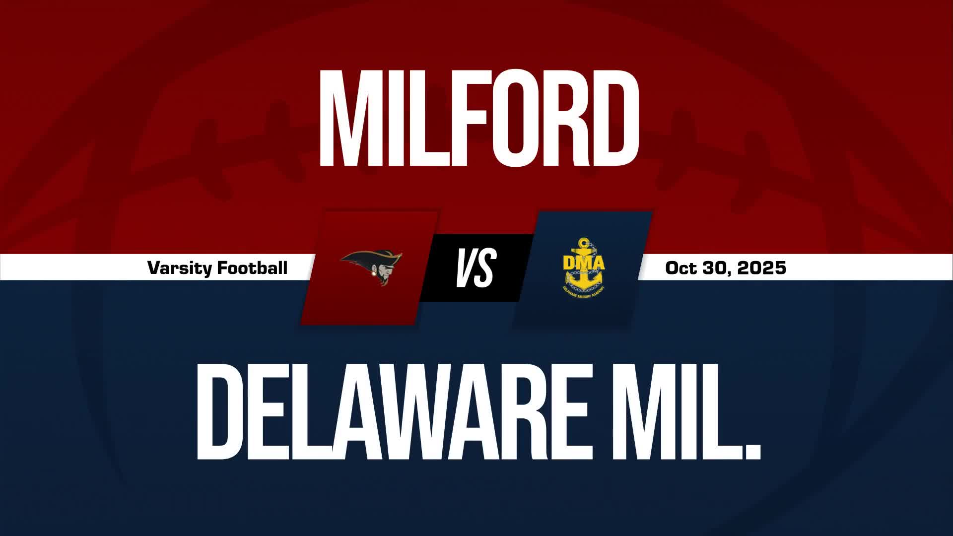 Football Recap: Milford Takes a Loss + How To Watch