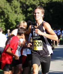 Jantzen Oshier gave up competing intriathlons so he could concentrate onrunning — the results have been great.