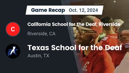 Football Recap: California School for the Deaf-Riverside Picks Up 16th Consecutive  Win