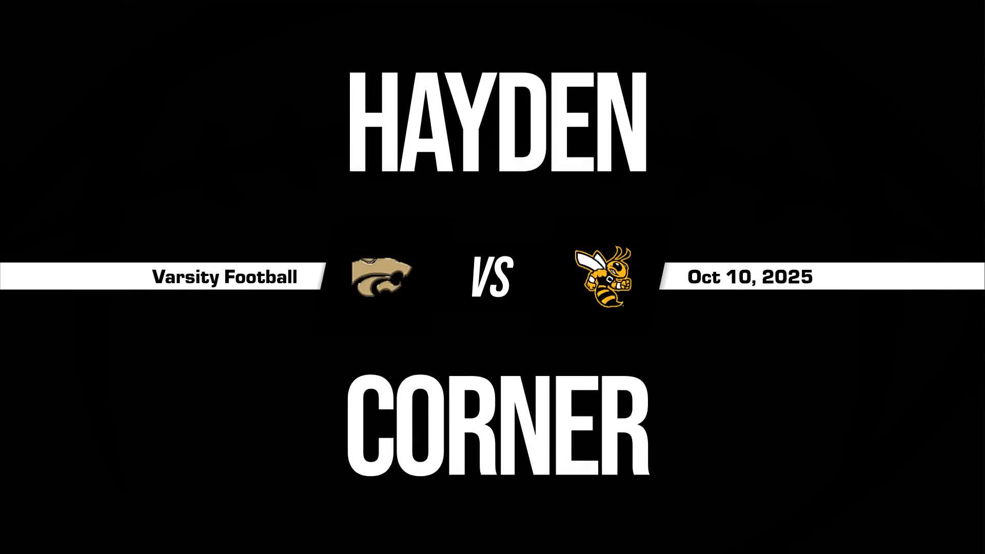 Football Game Preview: Corner Yellow Jackets vs. John Carroll Ca