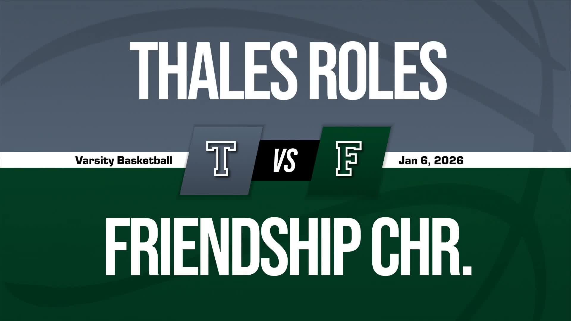 Basketball Recap: Friendship Christian Comes Up Short