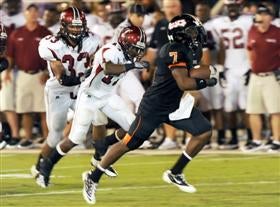 Hoover running back Justin McArthur.