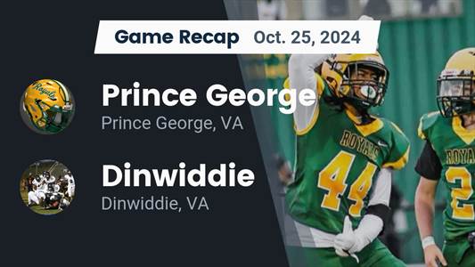 Football Recap: Dinwiddie Piles Up the Points Against Meadowbroo