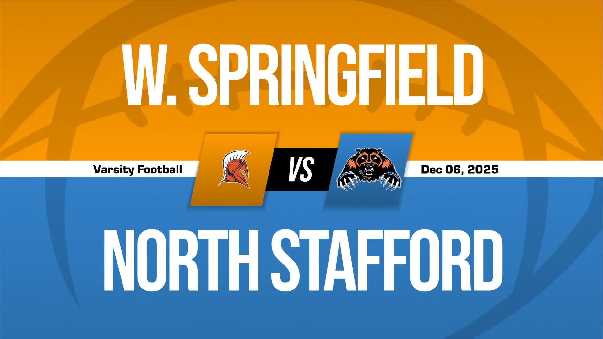 Football Recap: West Springfield's Luck Takes a Turn for the Worse  on Saturday + How To Watch