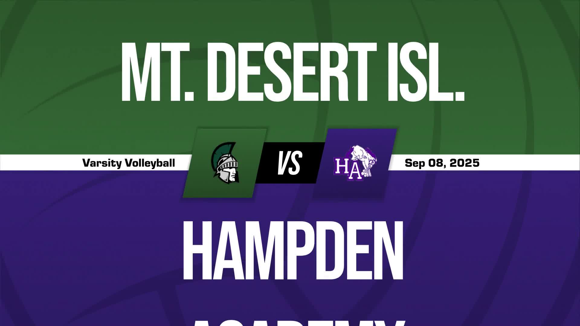 Volleyball Recap: Hampden Takes a Loss