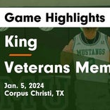 Basketball Game Recap: King Mustangs vs. Corpus Christi Veterans Memorial Eagles