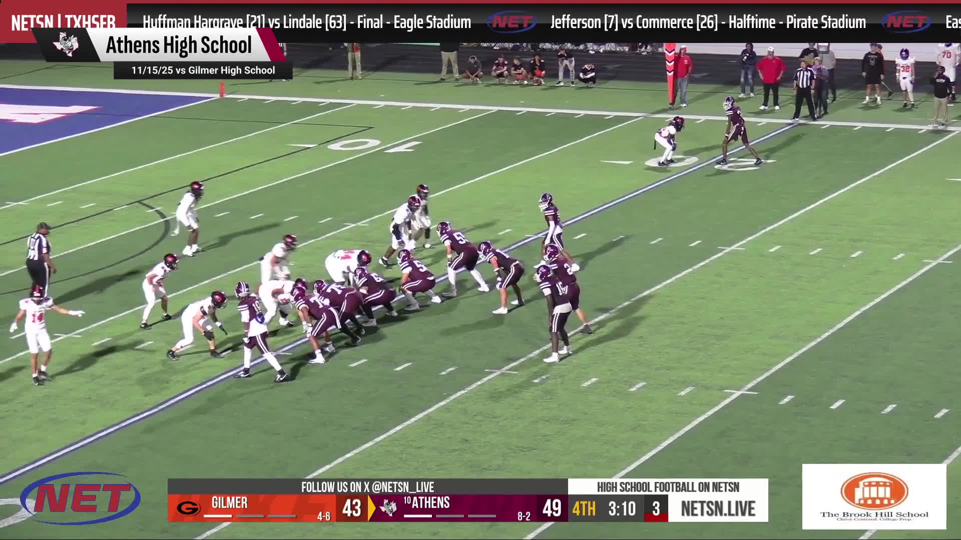 Football Recap: Athens Takes Down Krum in a Playoff Battle + How To Watch