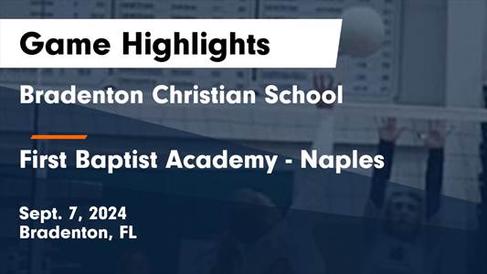 Volleyball Game Preview: Bradenton Christian Leaves Home