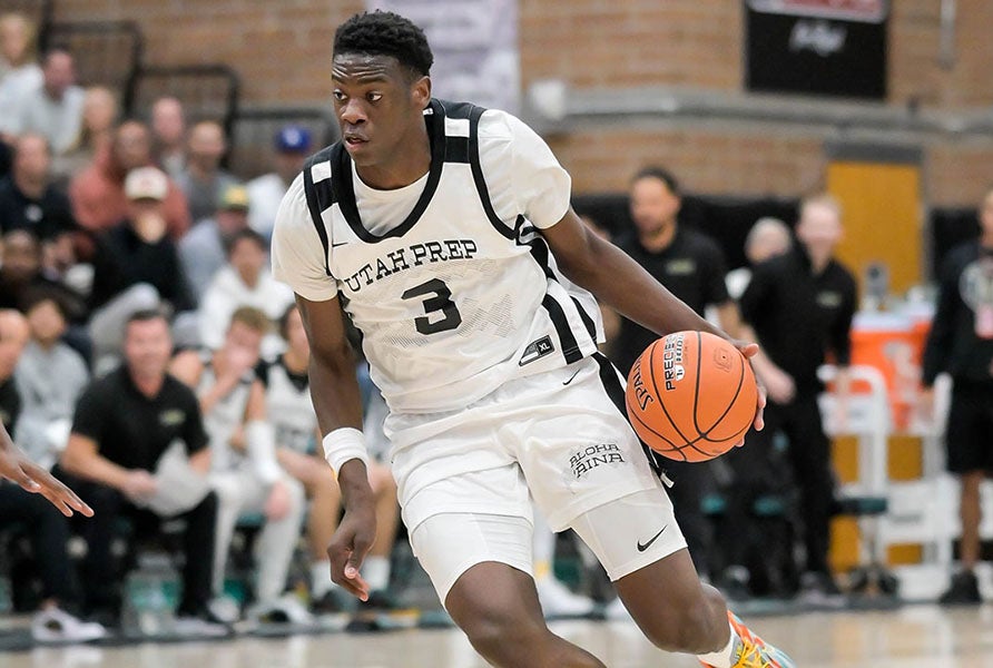 AJ Dybantsa displayed his elite scoring prowess during his high school career. (FILE PHOTO: Darin Sicurello)