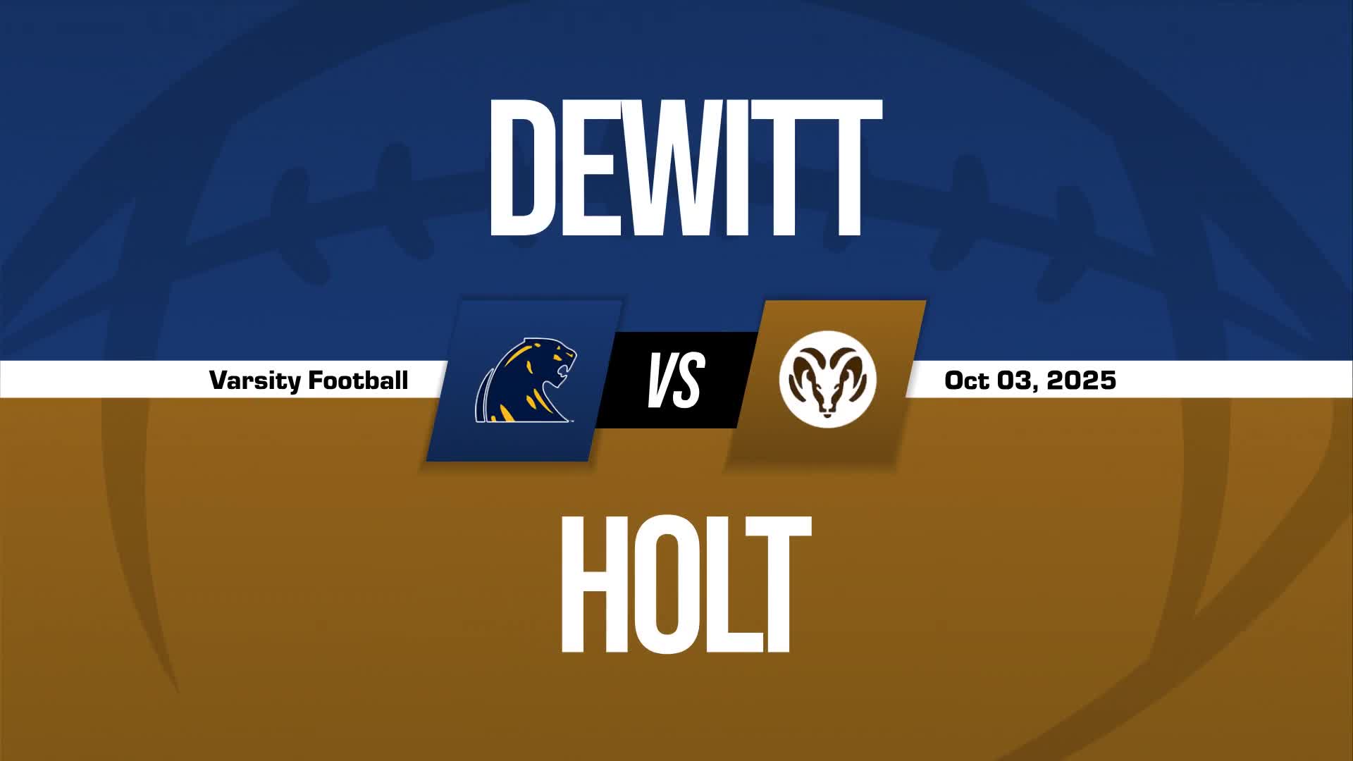 Football Game Preview: Holt Rams vs. Waverly Warriors