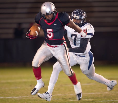 Butler's Josh Glisson scored three touchdowns in the playoff victory over East Forsyth on Friday night.