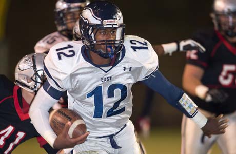 East Forsyth quarterback Garrison Duncan.