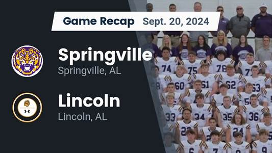 Football Game Preview: Springville Tigers vs. Jacksonville Golde