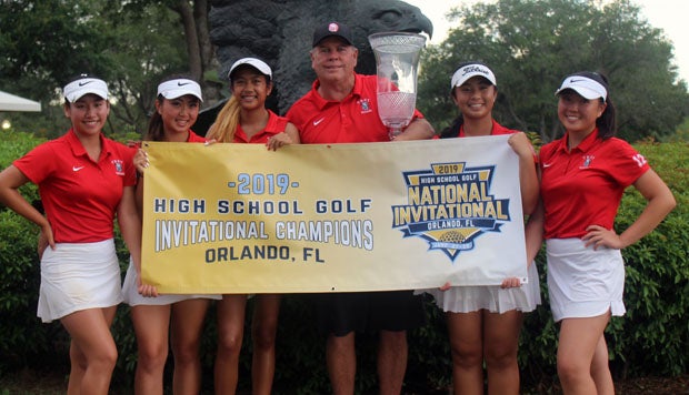 The California team celebrates its team championship with a playoff victory over South Carolina. 