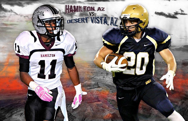 Desert Vista played streak-buster last season in a huge victory over Hamilton in the state title game. Now the Huskies are looking for revenge in a Grand Canyon State marquee matchup.