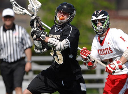 Sean McDonogh had four goals and an assist in St. Anthony's 13-11 win at Fairfield Prep.