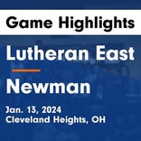 Newman piles up the points against Lutcher