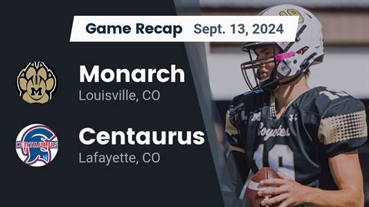 Football Recap: Centaurus' Loss Ends Five-Game Winning Streak at