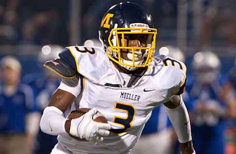 Keith Watkins had a big fourth quarter in Moeller's upset over Trinity.