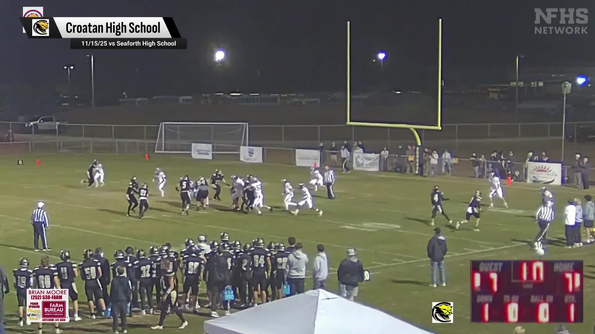 Football Recap: Croatan Gets the Win