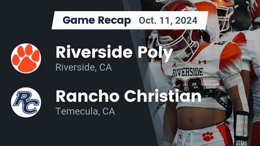 Football Recap: Rancho Christian's  Victory  on Thursday Extends