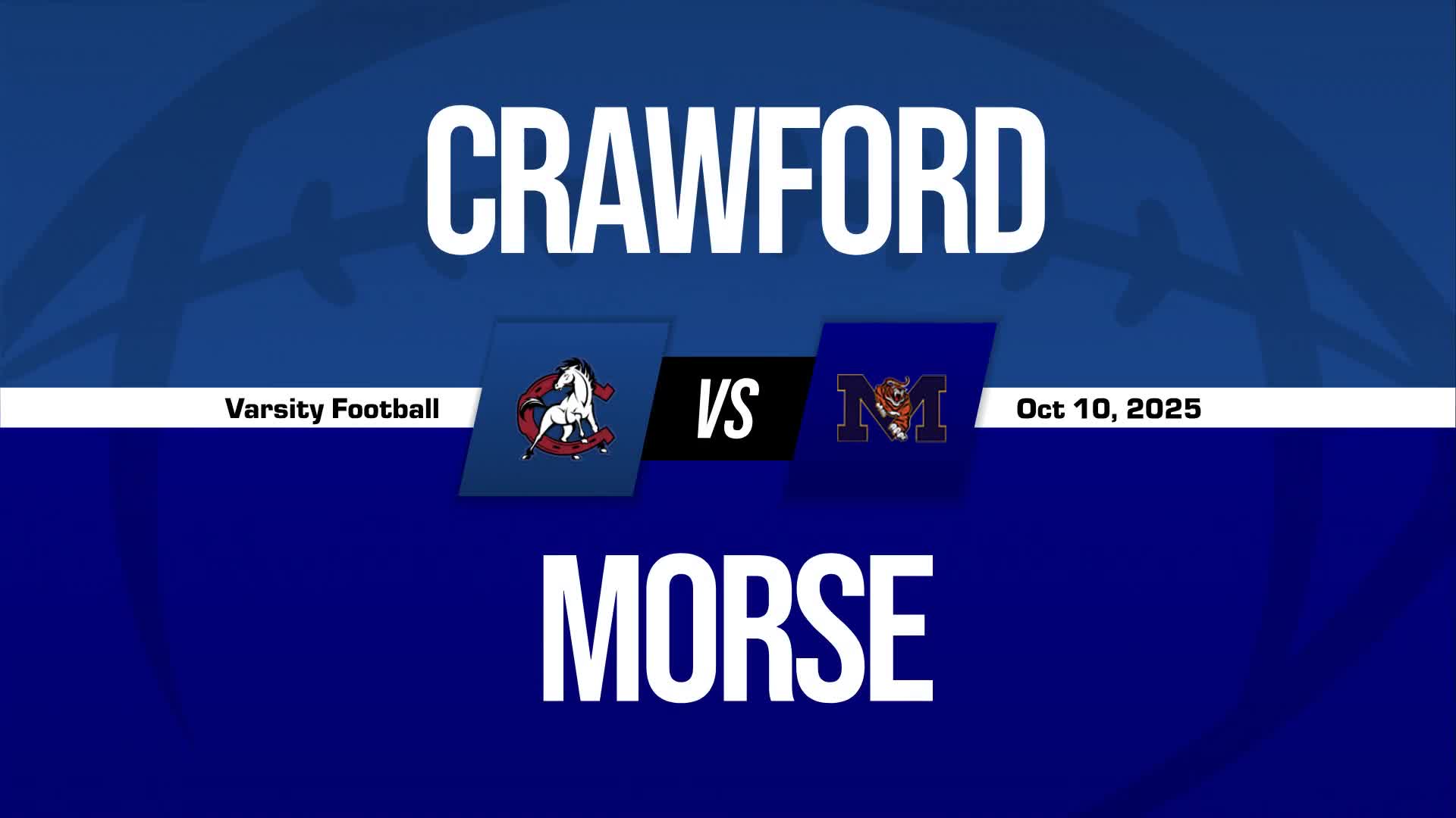 Football Recap: Morse Gets the Win