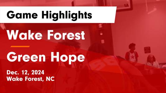 Basketball Recap: Green Hope Comes Up Short