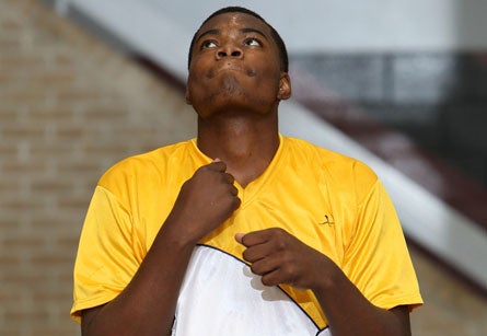 After a rough upbringing, things are looking up for Dominic Woodson.