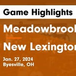 New Lexington falls despite big games from  Abby Wilson and  Chloe Dick