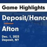 Basketball Game Preview: Deposit-Hancock vs. Walton Warriors