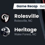 Heritage vs. Rolesville