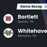 Football Game Recap: Whitehaven Tigers vs. Bartlett Panthers