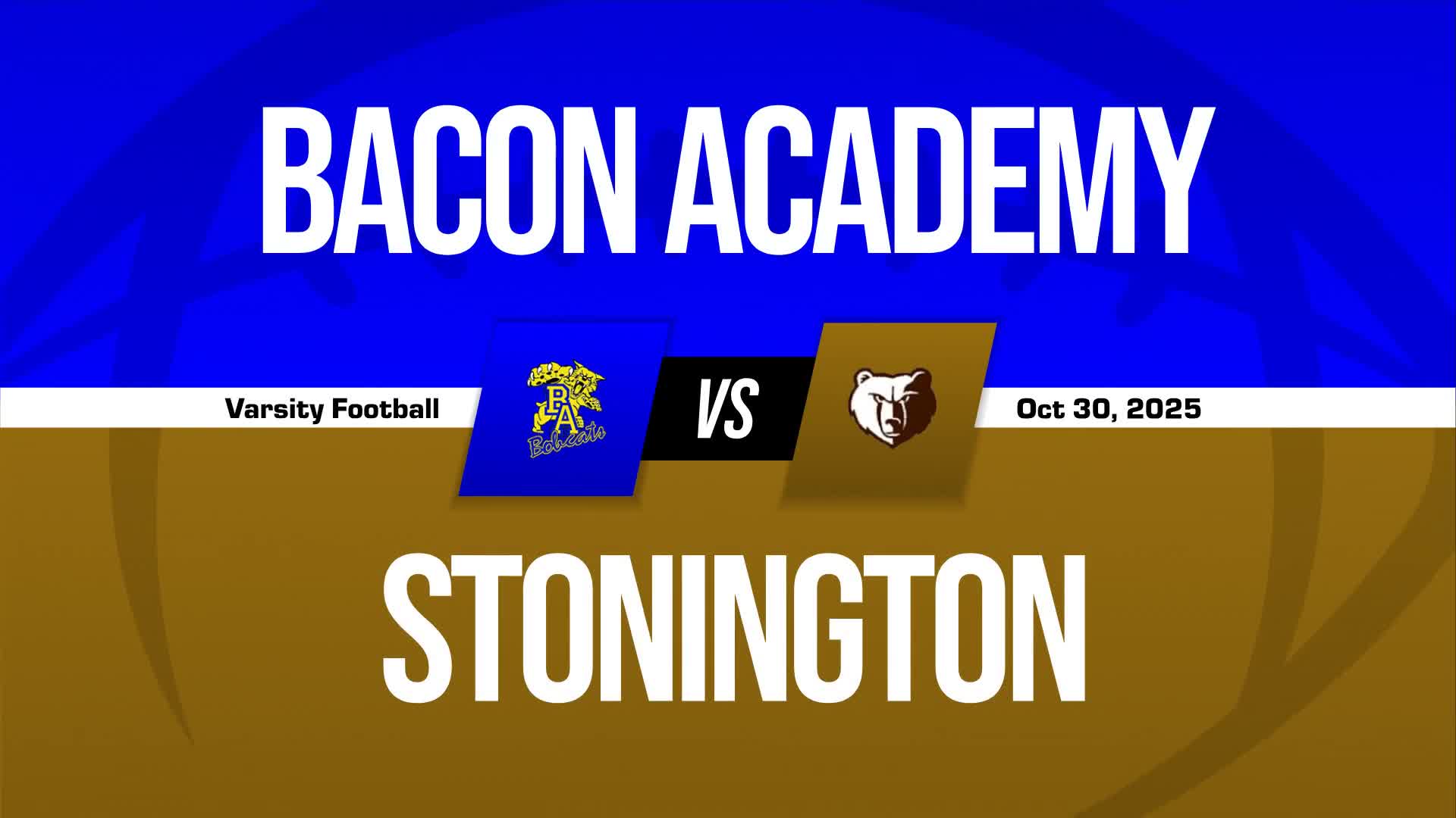 Football Recap: Stonington's Run of Four Straight  Wins Now Over